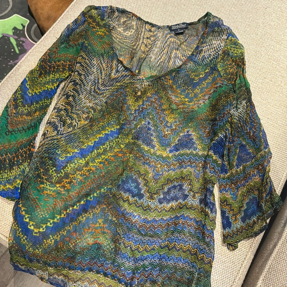 Lucky Brand sheer top